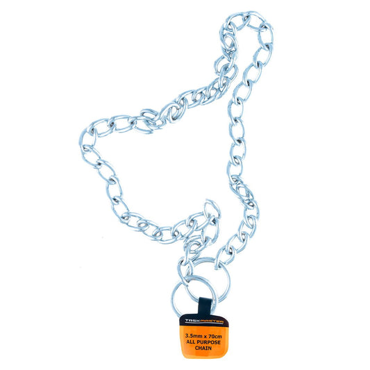 Taskmaster All Purpose Chain 3.5mm x 70cm Durable Rust Resistant - Auzzistore