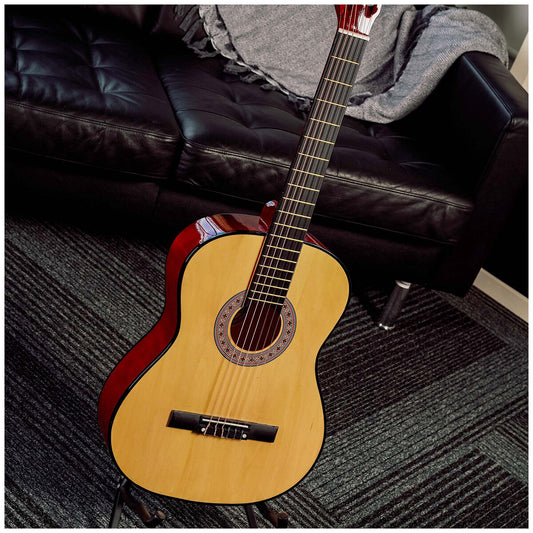 3rd Avenue Full Size Classical Guitar Pack Natural NM-STX20ANPK – view 2 - Auzzistore