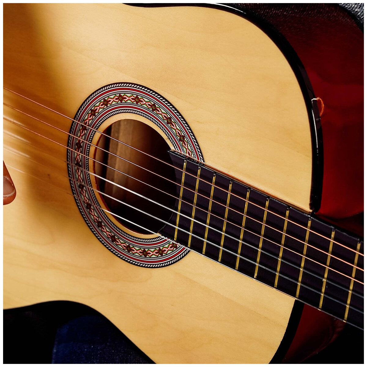 3rd Avenue Full Size Classical Guitar Pack Natural NM-STX20ANPK