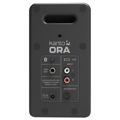 Kanto ORA 100W Powered Desktop Computer Speakers Compact Black KO-ORA-1