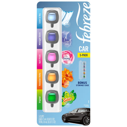 Febreze Car Air Freshener 5 Pack Rainbow