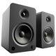 Kanto YU6 200W Powered Bookshelf Speakers Matte Black KO-YU6MB-I – view 3
