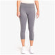 Fila Women's Tory Grey 3/4 Tights with Wide Waistband, Polyester & Elastane Large – view 2
