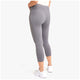 Fila Women's Tory Grey 3/4 Tights with Wide Waistband, Polyester & Elastane Large – view 8