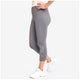 Fila Women's Tory Grey 3/4 Tights with Wide Waistband, Polyester & Elastane Large – view 5