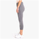 Fila Women's Tory Grey 3/4 Tights with Wide Waistband, Polyester & Elastane Large – view 4