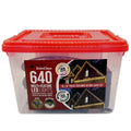 Festive Choice 640 LED Solar String Lights 73.9 Metre Warm White and Multicoloured