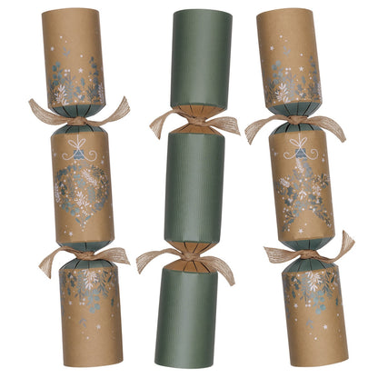 Tom Smith 8 Luxury Christmas Crackers Kraft
