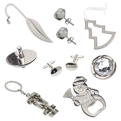 Tom Smith 8 Luxury Christmas Crackers Silver