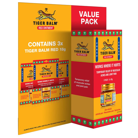 Tiger Balm Red Ointment 3 x 18g – view 2