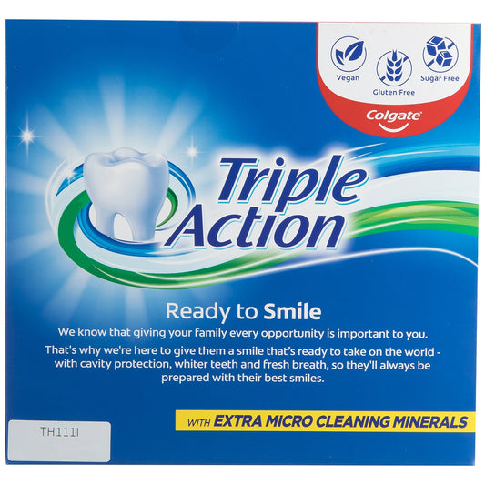 Colgate Triple Action Toothpaste 5 x 210g – view 2