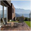 Keter Rio 3 Piece Patio Set Black Polypropylene Stylish