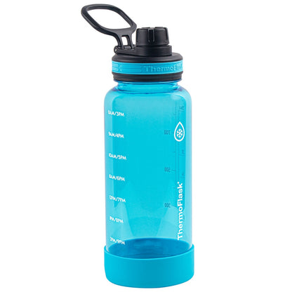 Thermoflask Motivational Drink Bottle 946ml 2 Pack Blue And Black