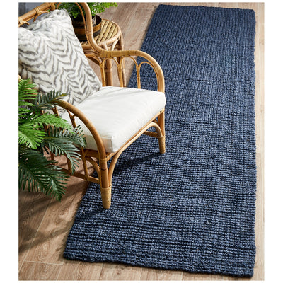 Unitex Atrium Barker Indoor Rug Navy 270cm x 180cm