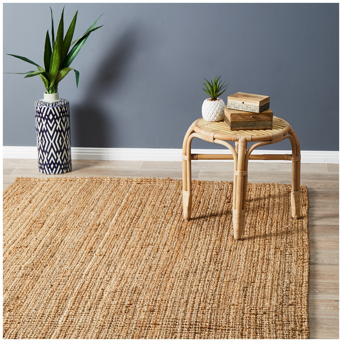 Unitex Atrium Barker Indoor Rug Natural 270cm x 180cm