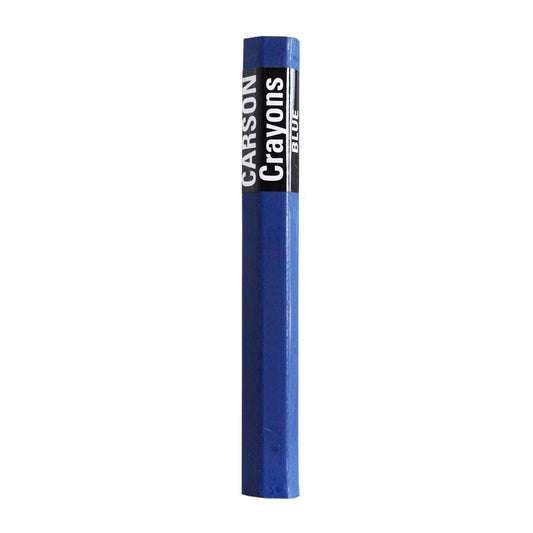 Carson Crayons No 3 Blue Lumber Crayon 120mm Wax Clay Long Lasting - Auzzistore