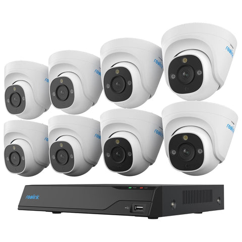 Reolink 4K Professional NVR With 8 x P434 Dome Cameras - Auzzistore