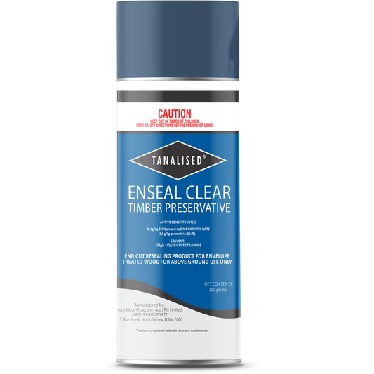 Tanalised Timber Treatment - 300g - Aerosol Spray - Clear Preservative - Auzzistore