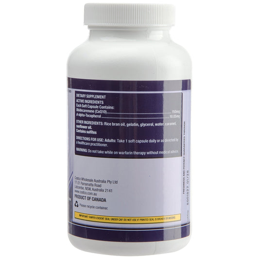 Kirkland Signature CoQ10 150mg 150 Capsules – view 2