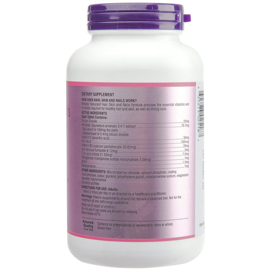 Webber Naturals Hair, Skin and Nails 250 Tablets – view 2