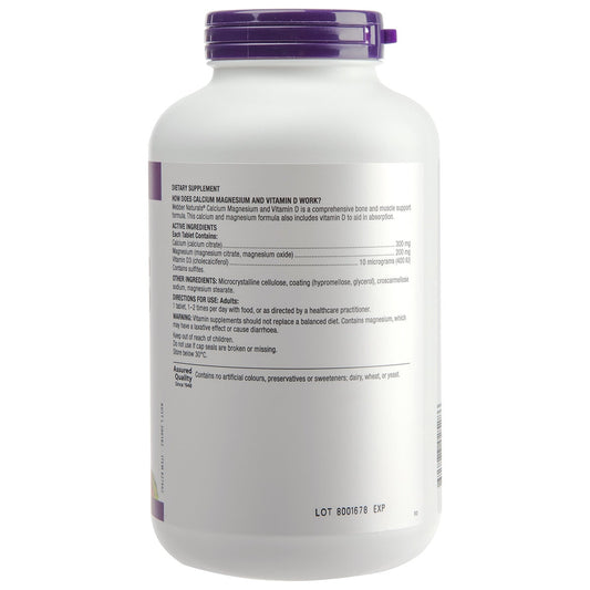 Webber Naturals Calcium, Magnesium And Vitamin D 250 Tablets – view 2