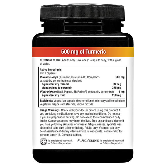 Youtheory Turmeric 500mg 120 Capsules – view 2