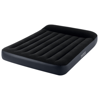 Intex Dura-Beam Double Airbed Durable with Built-In Electric Pump 64148NZ