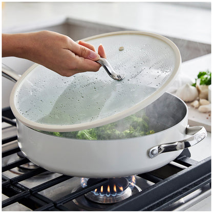 Greenpan Eras Ceramic Non Stick Cookware 11 Piece White