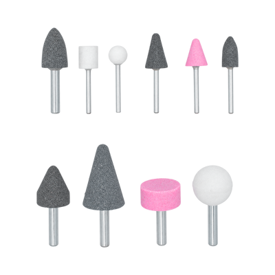 Craftright Stone Grinding Set - 10 Piece - Aluminium Oxide - 15,000 RPM