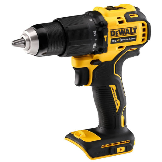 Dewalt 18V XR Compact Brushless Hammer Drill Driver DCD709N-XJ - 175mm - 1.2kg - 65Nm Torque - LED Light - Auzzistore