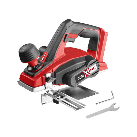 Ozito Cordless Planer - 82mm - Plastic - Reversible Blades