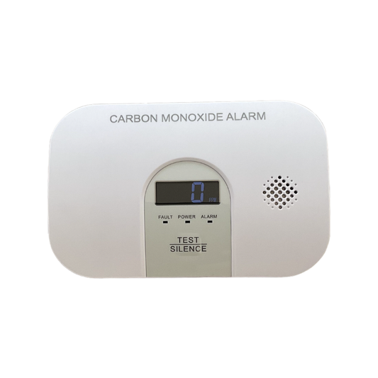 FirePro Carbon Monoxide Alarm - 120mm - Plastic - LCD Display - Auzzistore