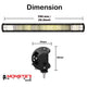28 inch Philips LED Light Bar Quad Row Combo Beam 4x4 Work Driving Lamp 4wd | Auzzi Store