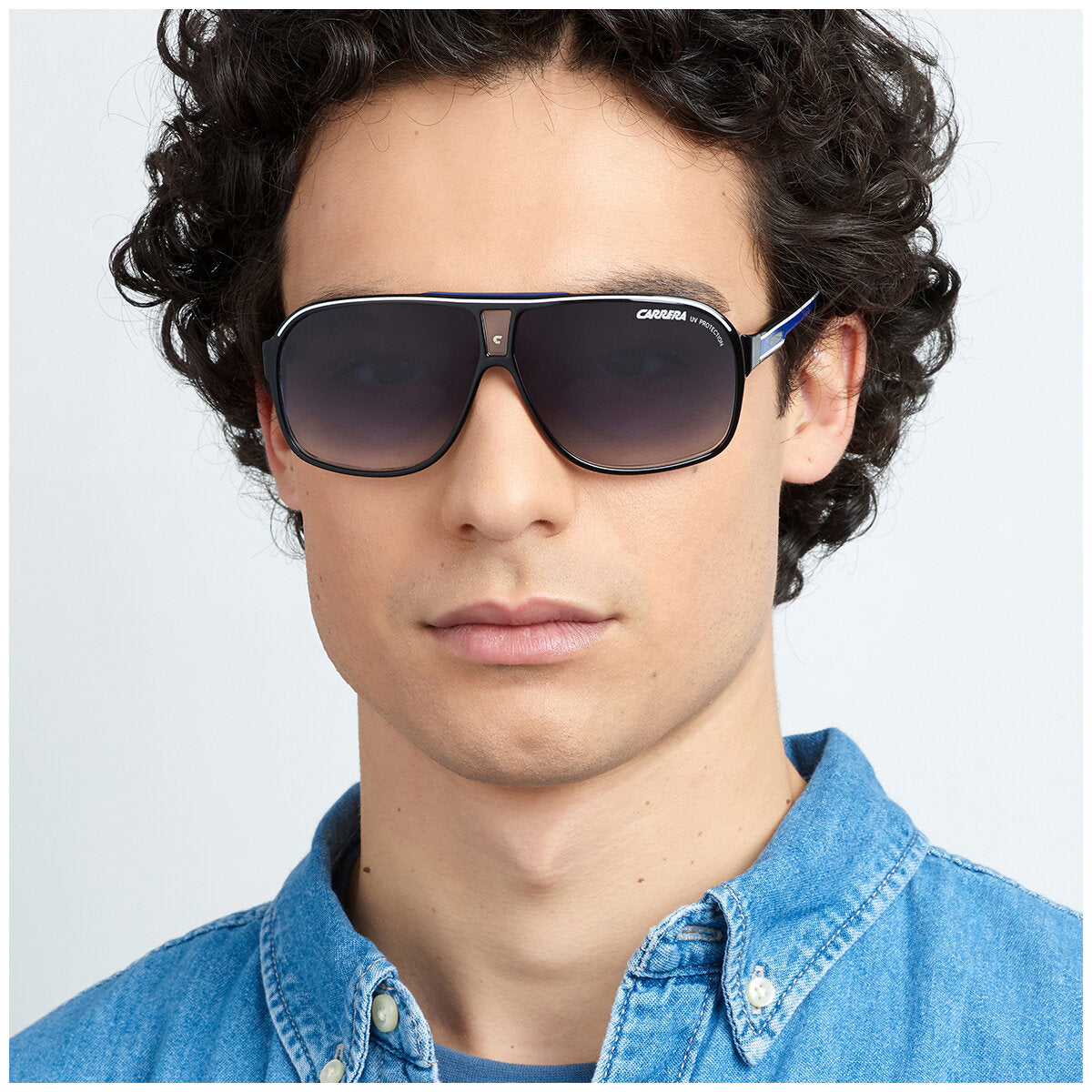 Carrera Grand Prix 2 Men's Sunglasses Dark Blue