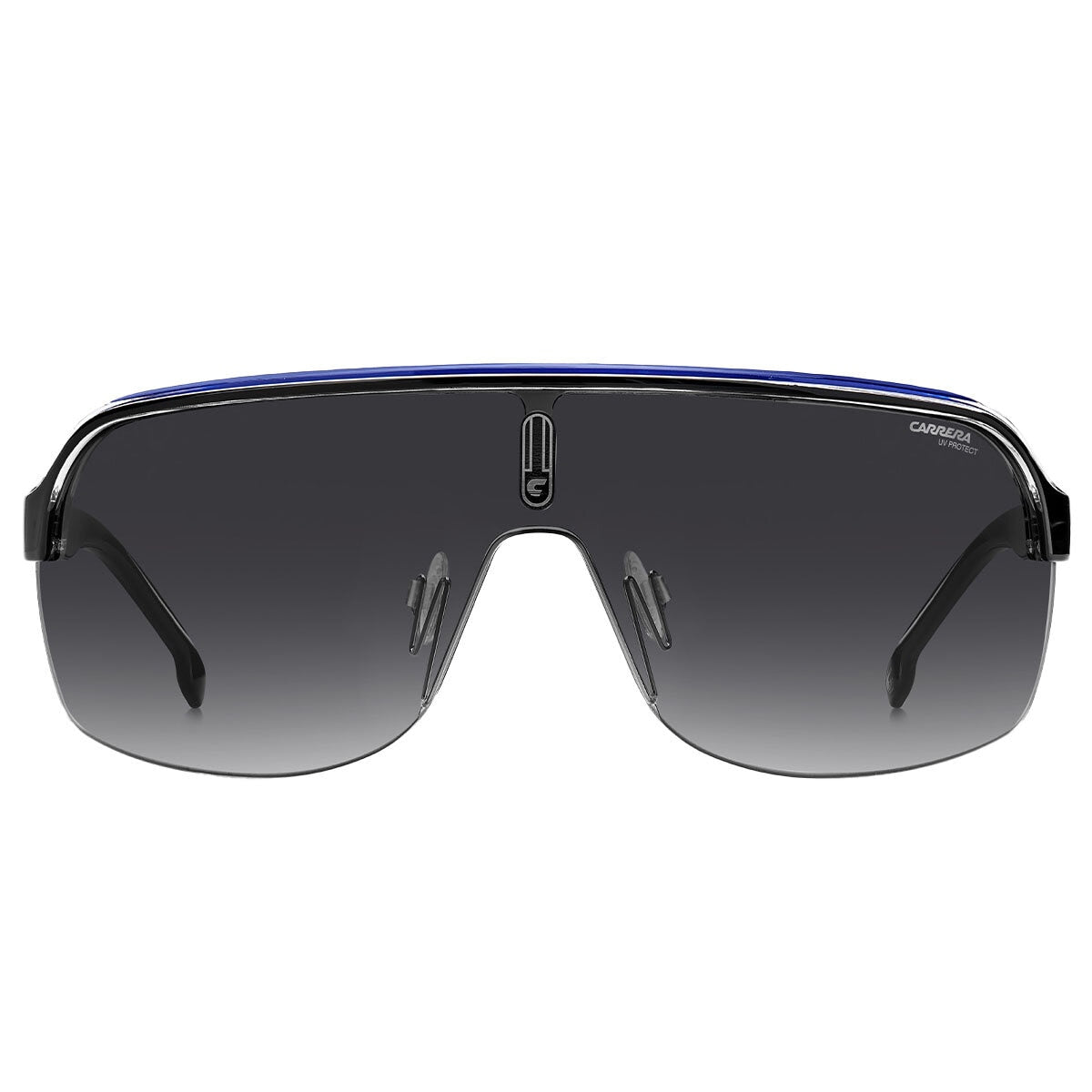 Carrera Topcar 1/N Men's Sunglasses Black Crystal Black White Blue