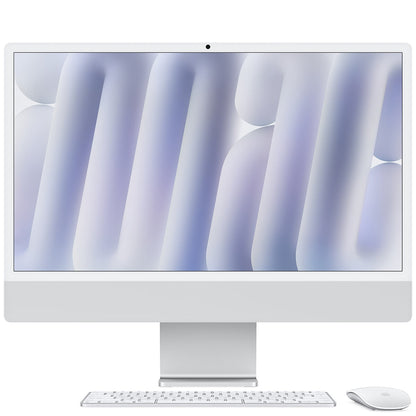 iMac 24 Inch With Retina 4.5 Display M4 Chip 8 Core GPU 16GB 256GB SSD Silver