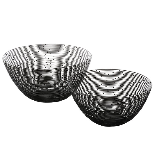 Gourmet Basics By Mikasa Metal Baskets Set Of 2 – view 2 - Auzzistore