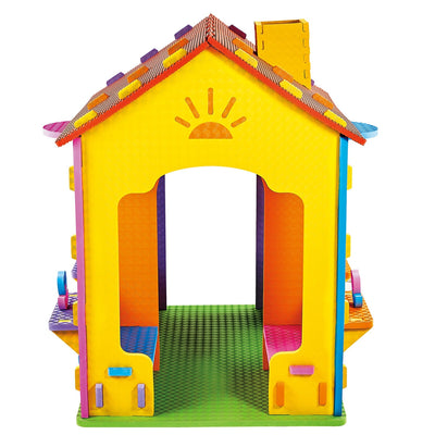Funhouse EVA Foam Playhouse for Kids - Two-Room Design | Soft & Durable | Vibrant Colors | 107 X 80 X 118 cm Size