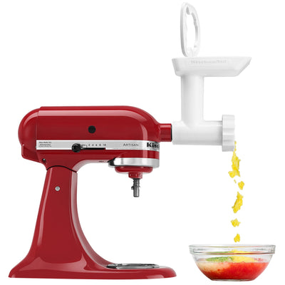 KitchenAid Food Grinder Attachment 5KSMFGAA White Stainless Steel Plates