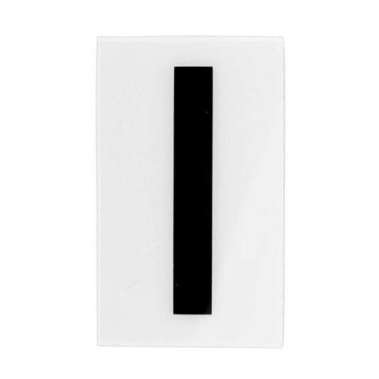 Sandleford 60mm White Self Adhesive House Letter I - Durable Polycarbonate