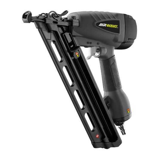 Ryobi Airwave DA Series Air Brad Nailer - 15 Gauge - 32-64 mm - Grey/Black - Auzzistore