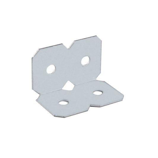 Carinya Galvanised Angle Make a Bracket 8 Pack 25x25x40mm Silver - Auzzistore