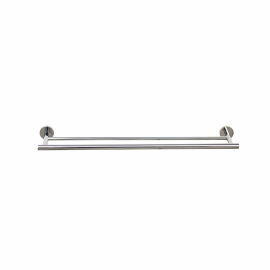 Barelli Toscana Double Towel Bar 60cm - Satin Nickel - Durable & Stylish