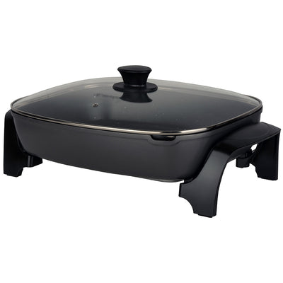 Westinghouse Electric Frypan WHEF01G Extra Large 2400W Grey Black Aluminium
