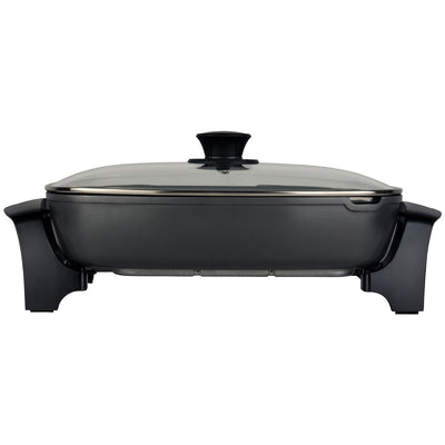 Westinghouse Electric Frypan WHEF01G Extra Large 2400W Grey Black Aluminium