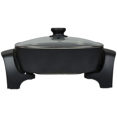 Westinghouse Square Electric Frypan 30.5cm WHEF02K Thick Cast Aluminium