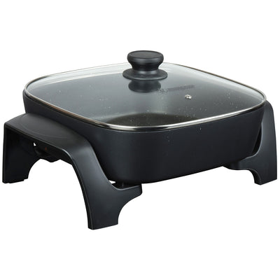 Westinghouse Square Electric Frypan 30.5cm WHEF02K Thick Cast Aluminium