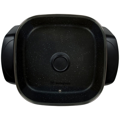 Westinghouse Square Electric Frypan 30.5cm WHEF02K Thick Cast Aluminium
