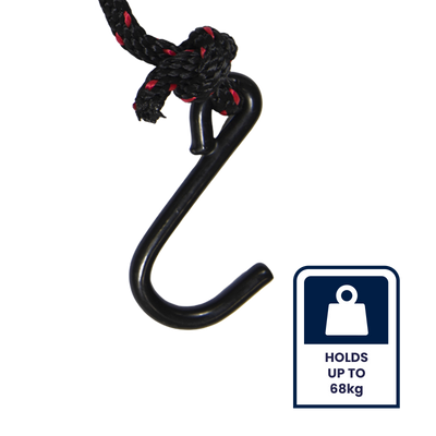 Grunt Rope Ratchet Tie Down 6mm x 240cm Easy Secure Load Solution