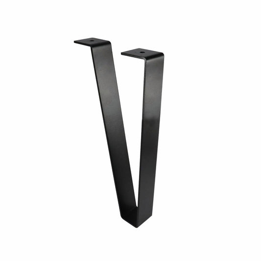 Adoored Furniture Leg - 110mm x 220mm - Steel - Black Finish - Auzzistore